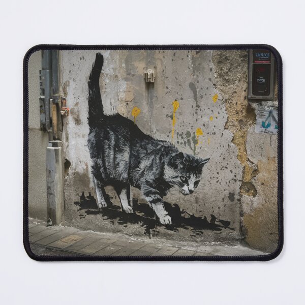 Item preview, Cat Stencil Graffiti designed and sold by Bomax121.