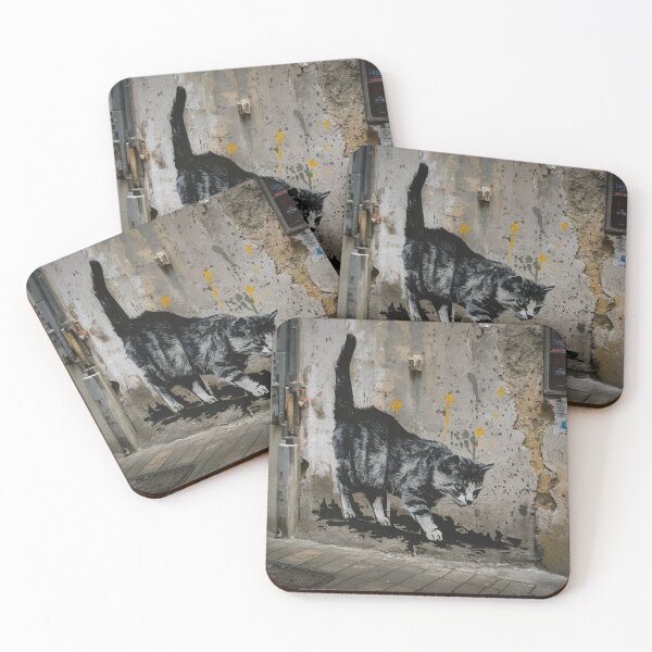 Item preview, Cat Stencil Graffiti designed and sold by Bomax121.