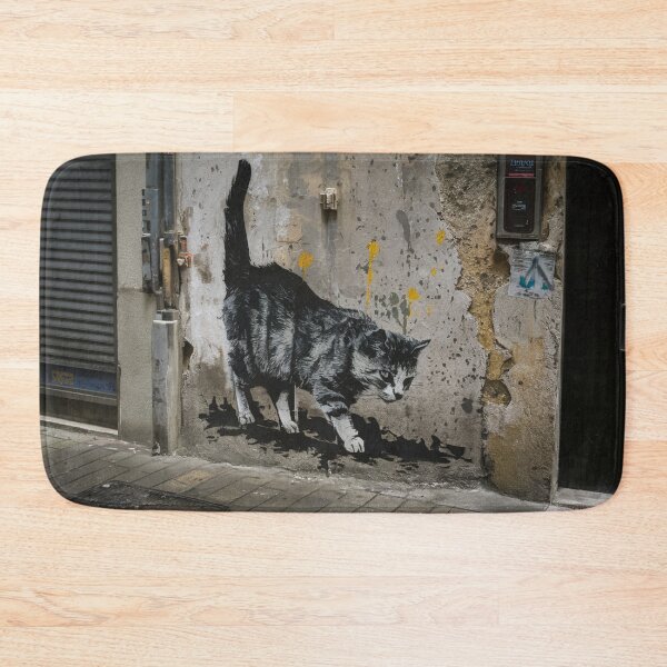 Item preview, Cat Stencil Graffiti designed and sold by Bomax121.