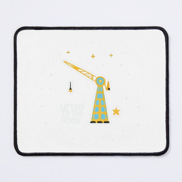 Item preview, Minimalist Crane and Moon - Lifting to the Moon designed and sold by NiftyWrx.
