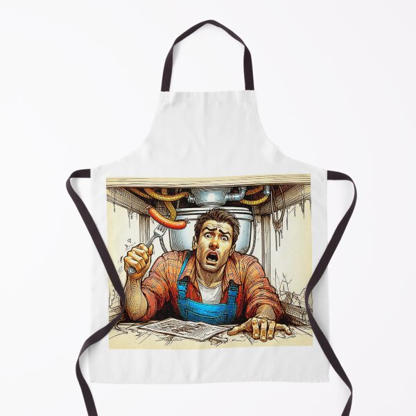 Item preview, The Plumber, sausage on a Fork. Get Forked designed and sold by Get-Forked.