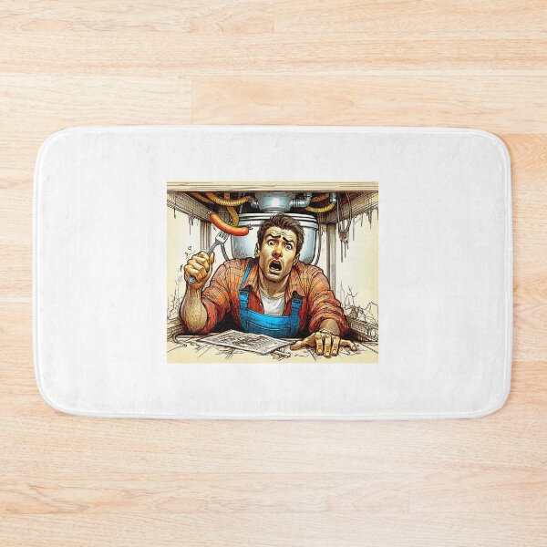 Item preview, The Plumber, sausage on a Fork. Get Forked designed and sold by Get-Forked.