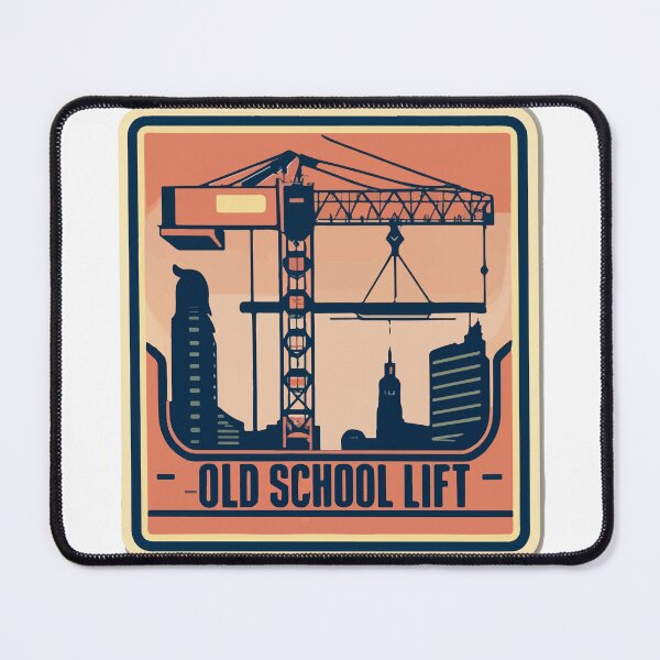 Item preview, Vintage Crane & Cityscape - Old School Lift designed and sold by NiftyWrx.