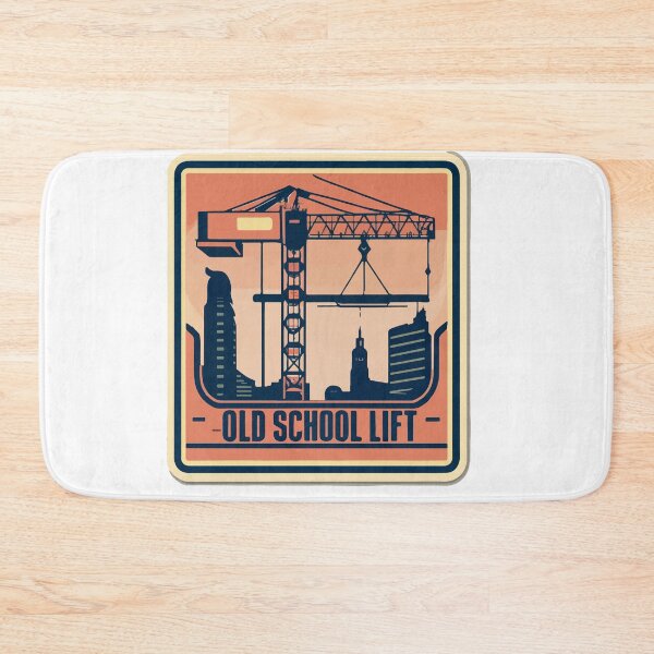 Item preview, Vintage Crane & Cityscape - Old School Lift designed and sold by NiftyWrx.