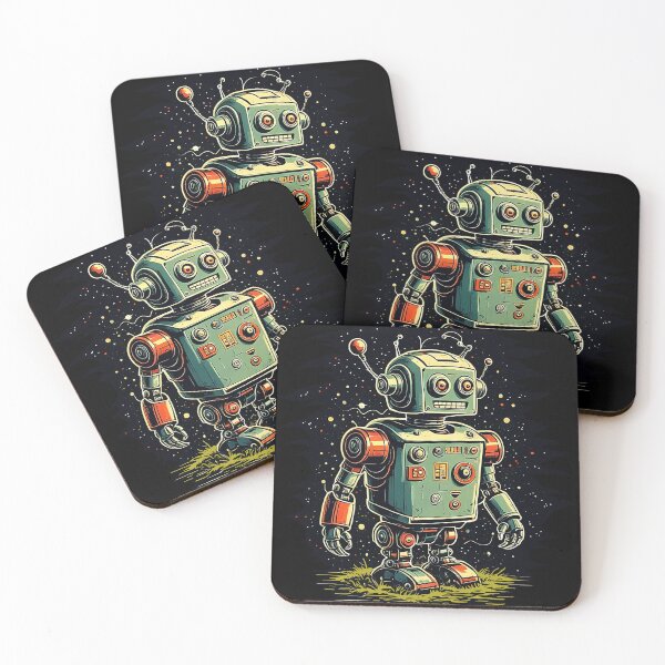 Item preview, Retro Robot designed and sold by Petersnook.
