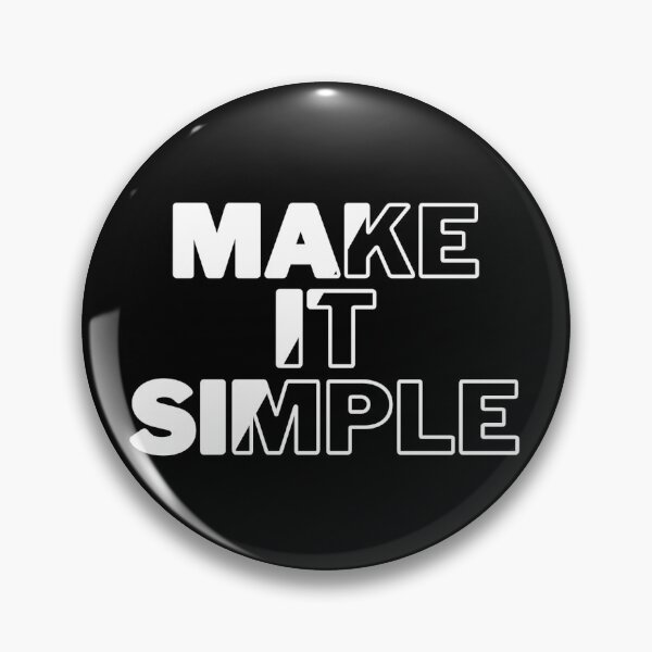 Item preview, Copy of Make It Simple Men's Eversoft Cotton Stay Tucked Crew T-Shirt designed and sold by luminavoxy-shop.