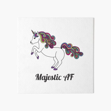 Item preview, Unicorn Majestic AF designed and sold by AshleyRoberts.