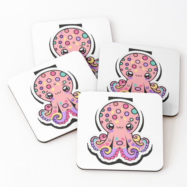 Item preview, Cute Amigurumi Octopus Kawaii Illustration designed and sold by NiftyWrx.
