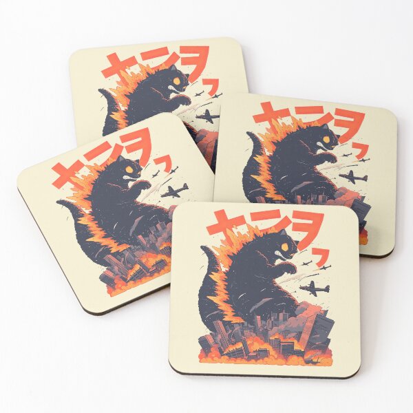 Item preview, Vintage anime Catzilla design designed and sold by obstinator.