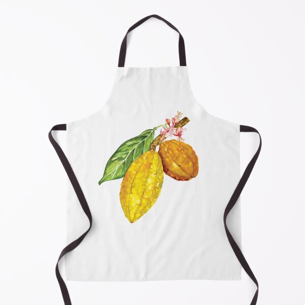 Item preview, Watercolor chocolate tree fruit or cacao designed and sold by Corduroy9.