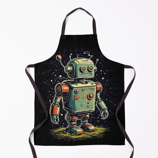 Item preview, Retro Robot designed and sold by Petersnook.