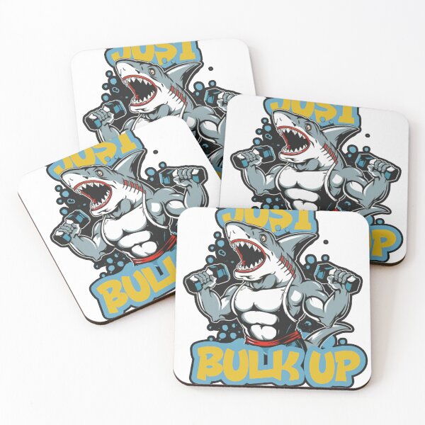 Item preview, Just Bulk Up Bodybuilding Gym Workout - Shark designed and sold by hero98.