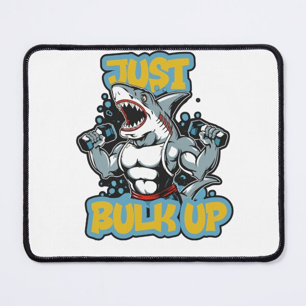 Item preview, Just Bulk Up Bodybuilding Gym Workout - Shark designed and sold by hero98.