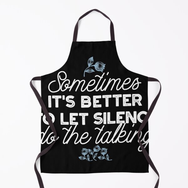Item preview, Eloquent Silence Quote Art for Serene Decor designed and sold by FlinArt.