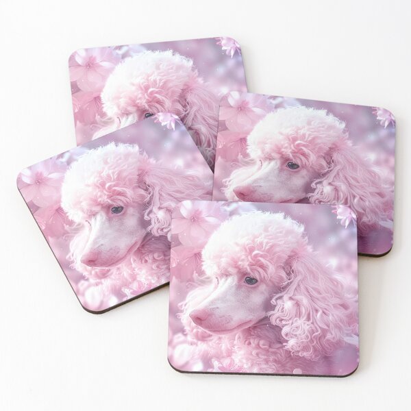 Item preview, Pink poodle designed and sold by FlowersColorful.