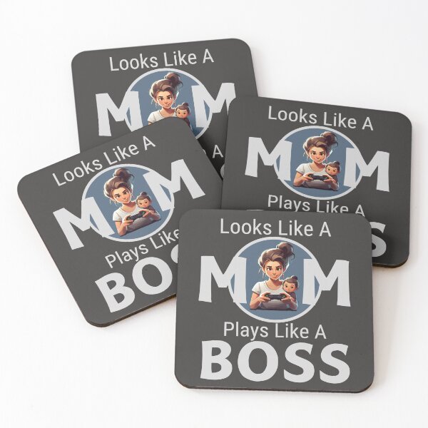 Item preview, Looks Like A MOM Plays Like A BOSS Light designed and sold by Pixels2Patterns.