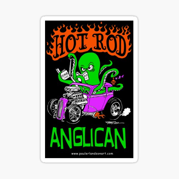 Item preview, Hot Rod Anglican designed and sold by Paul Erlandson Art.