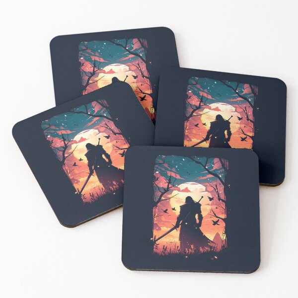 Item preview, Solitary Hunter by the Setting Sun - Witcher designed and sold by Fenay Designs.