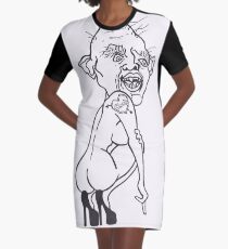 Sloth Loves Chunk Graphic T-Shirt Dress