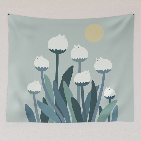 Item preview, Cat and Plant 76 designed and sold by ilovedoodle.