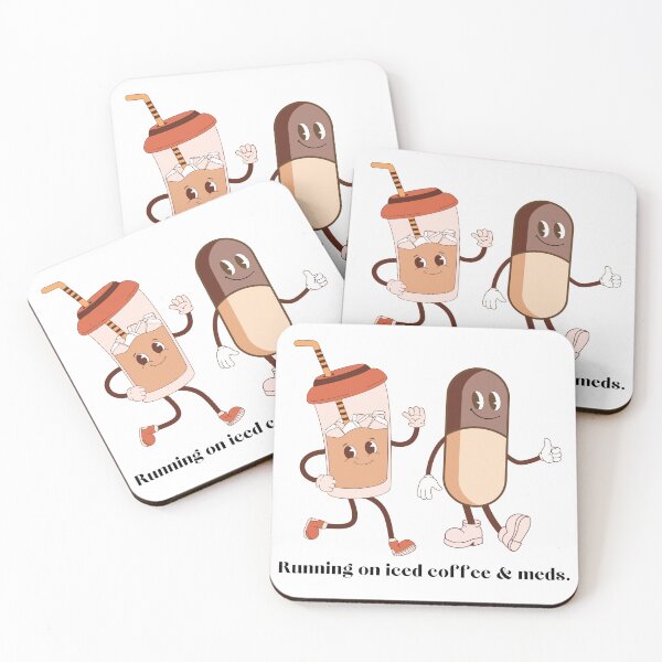 Item preview, Running on Iced Coffee & Meds designed and sold by maria-simpson.