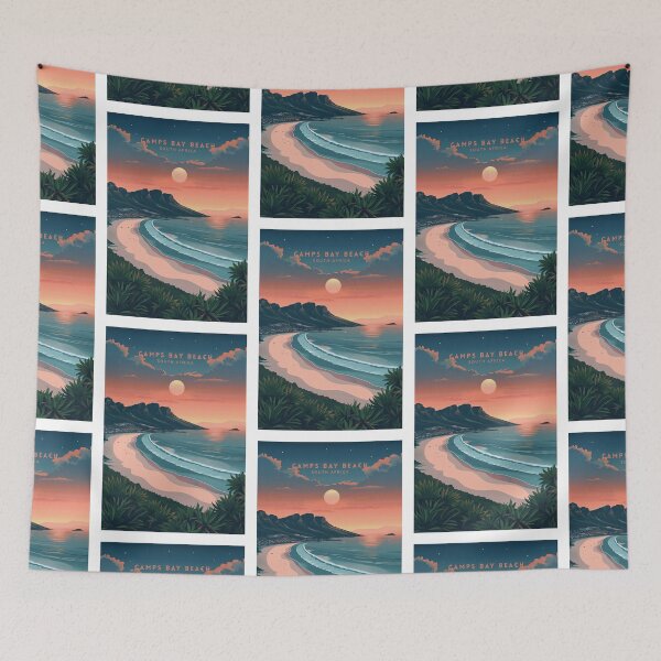 Item preview, Camps Bay Beach: Cape Town's Coastal Paradise designed and sold by NeuralVibe.