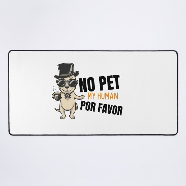 Item preview, Bossy Dog, NO PET MY HUMAN por favor.  designed and sold by ZMaria.