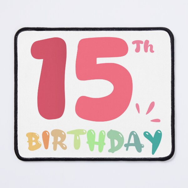 Item preview, Happy 15th Birthday designed and sold by SimpleP.