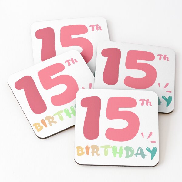 Item preview, Happy 15th Birthday designed and sold by SimpleP.