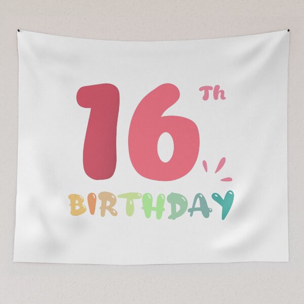 Item preview, Happy 16th Birthday designed and sold by SimpleP.