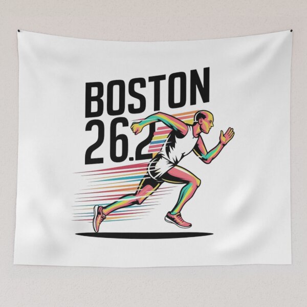 Item preview, Boston 2024 Marathon Runner 26.2 Miles  designed and sold by TeeFleet Noble.