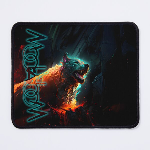 Item preview, Furious fusion: Wolf and flames designed and sold by Woof-WoofSK.