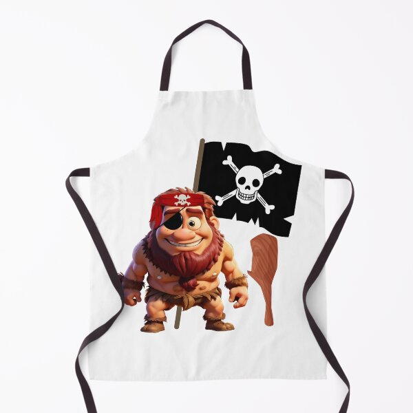 Item preview, Pirate Captain Caveman Adventures: Unleashing Primal Plunder designed and sold by RvinJo8.