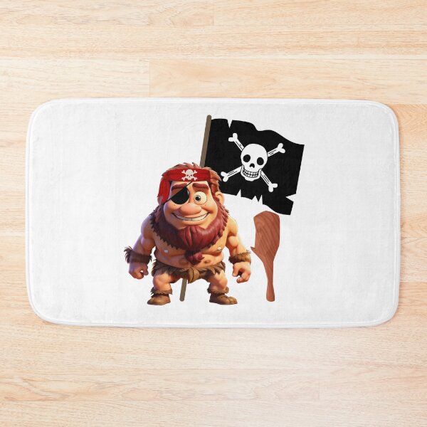 Item preview, Pirate Captain Caveman Adventures: Unleashing Primal Plunder designed and sold by RvinJo8.