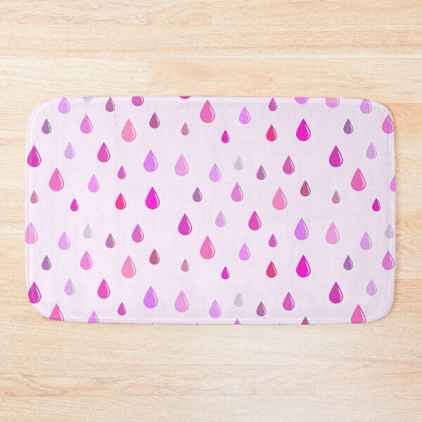 Item preview, Pink shades water drop pattern designed and sold by VonLogaart.