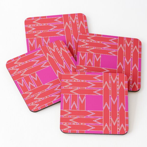 Item preview, Pink and Red Chevron designed and sold by SpectraScope.