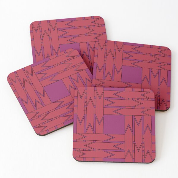Item preview, Dark Purple and Red Chevron designed and sold by SpectraScope.