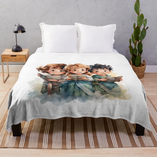 Item preview, Joyful Brushstrokes: Whimsical Watercolor Children Embrace Playful Harmony designed and sold by dcohea.