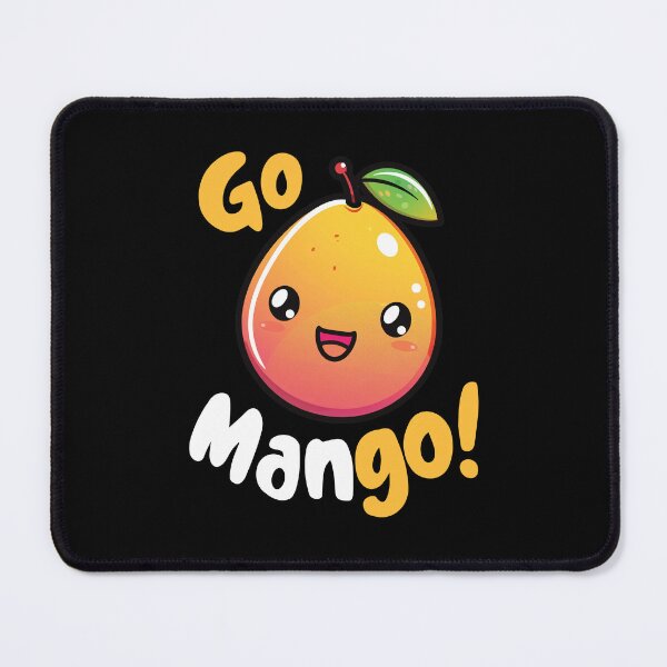 Item preview, Kawaii Mango Pun Go Mango designed and sold by sunburstdesigns.