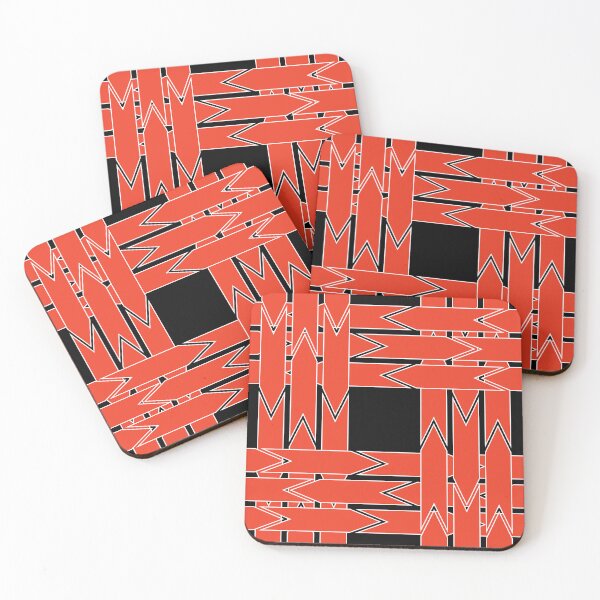 Item preview, Black and Red Chevron designed and sold by SpectraScope.