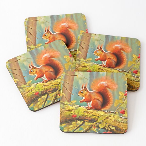 Item preview, Vintage Red Squirrel designed and sold by Health And Fitness Posts e-Store.