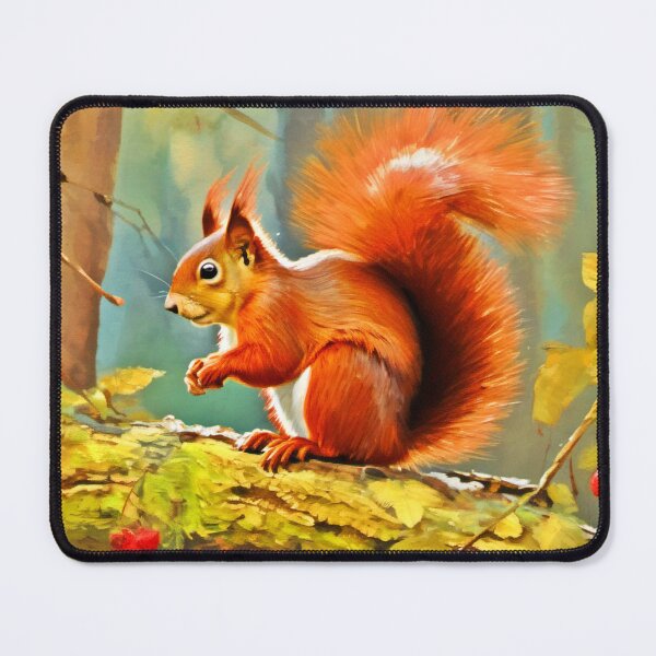 Item preview, Vintage Red Squirrel designed and sold by Health And Fitness Posts e-Store.