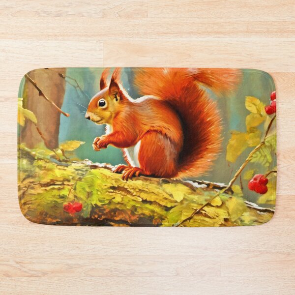 Item preview, Vintage Red Squirrel designed and sold by Health And Fitness Posts e-Store.