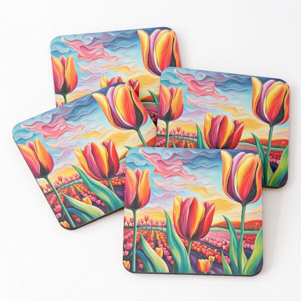 Item preview, Tulip  Fields designed and sold by George Hutton Hunter.