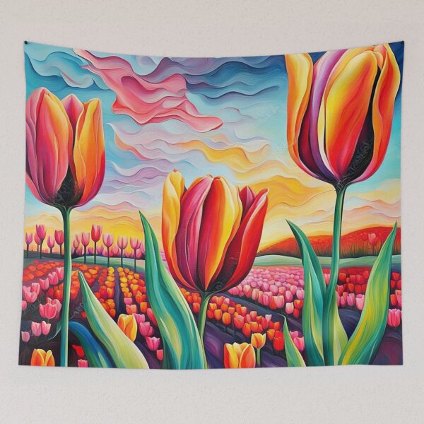 Item preview, Tulip  Fields designed and sold by George Hutton Hunter.