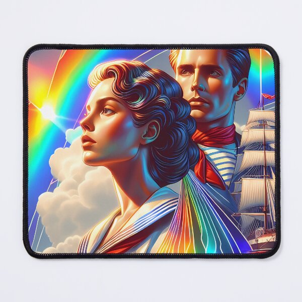 Item preview, Sailor's wife says goodbye - Round Illustration designed and sold by AD-Digital-Art.