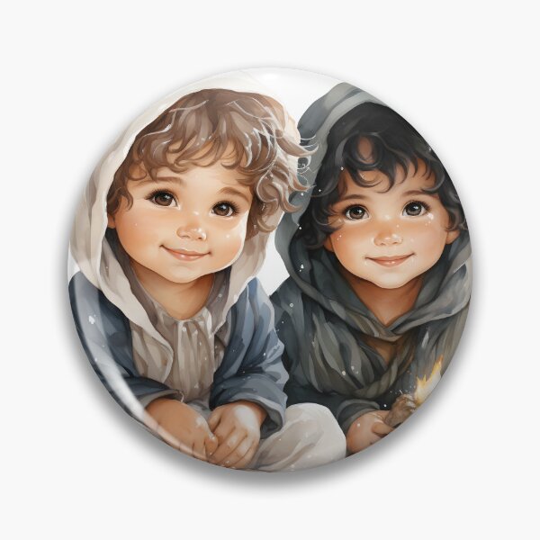 Item preview, Joyful Brushstrokes: Whimsical Watercolor Children Embrace Playful Harmony designed and sold by dcohea.