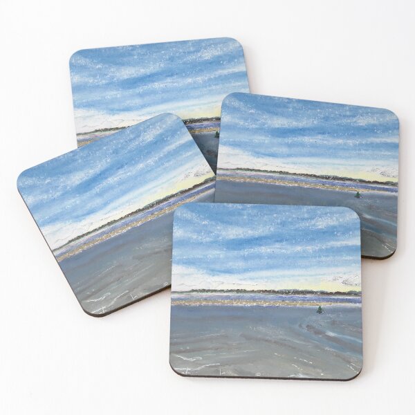 Item preview, Upriver on the turning tide in the evening light designed and sold by Catherine Holland.