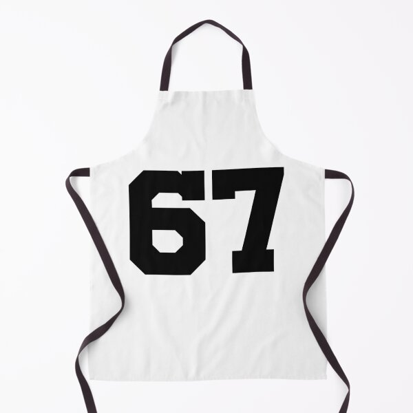 Item preview, 67, sixty-seven, black, University designed and sold by Numbers-Art.