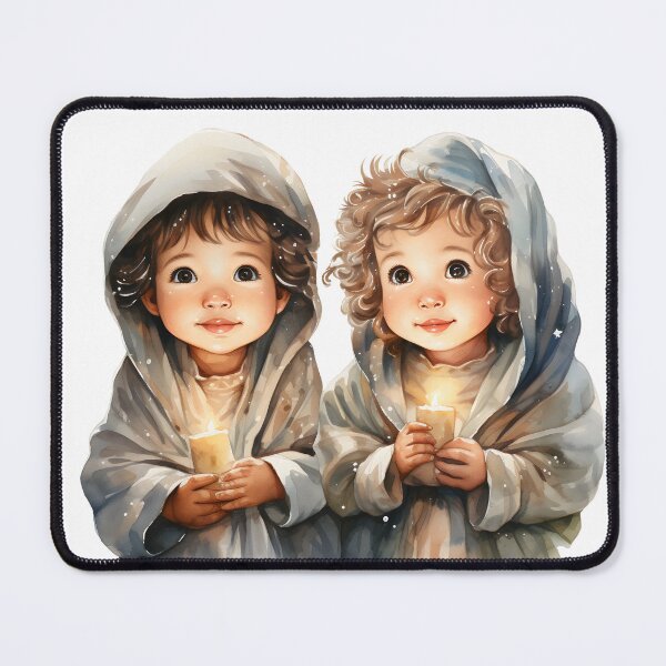 Item preview, Joyful Brushstrokes: Whimsical Watercolor Children Embrace Playful Harmony designed and sold by dcohea.